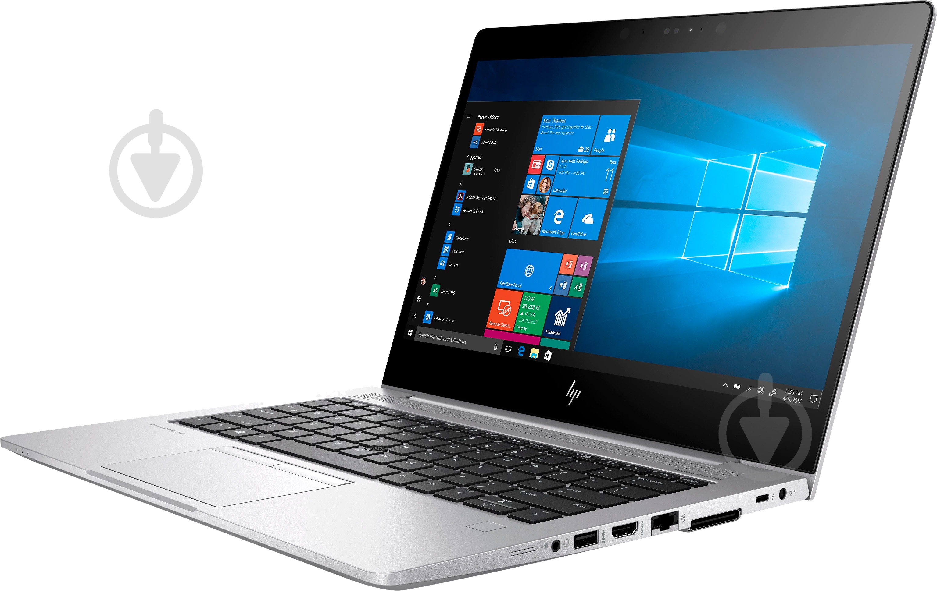 Ноутбук HP EliteBook 830 G5 13.3" (3JW89EA) silver - фото 3 Ноутбук HP EliteBook 830 G5 13.3" (3JW89EA) silver - фото 3
