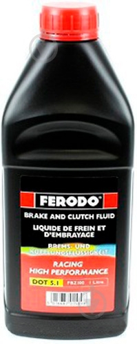 Тормозная жидкость FERODO DOT-5.1 1 л (FBZ100) - фото 1 Тормозная жидкость FERODO DOT-5.1 1 л (FBZ100) - фото 1