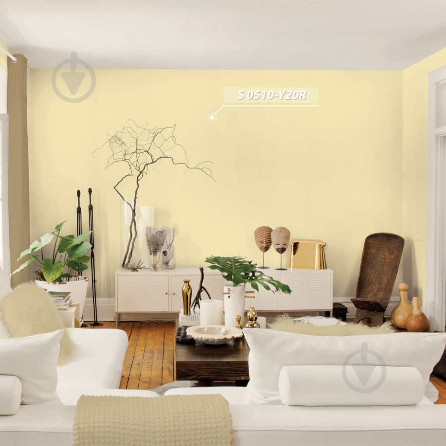 Краска латексная Feidal Latex Optimal мат белый 2,5 л - фото 6