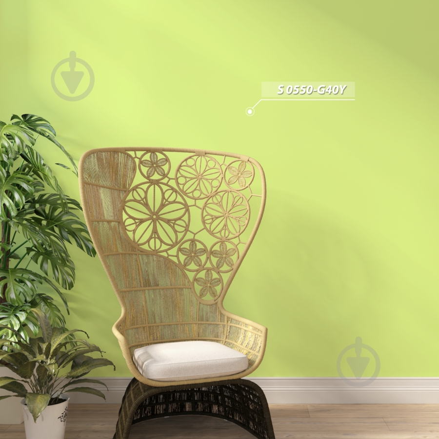 Краска латексная Feidal Latex Optimal мат белый 2,5 л - фото 8