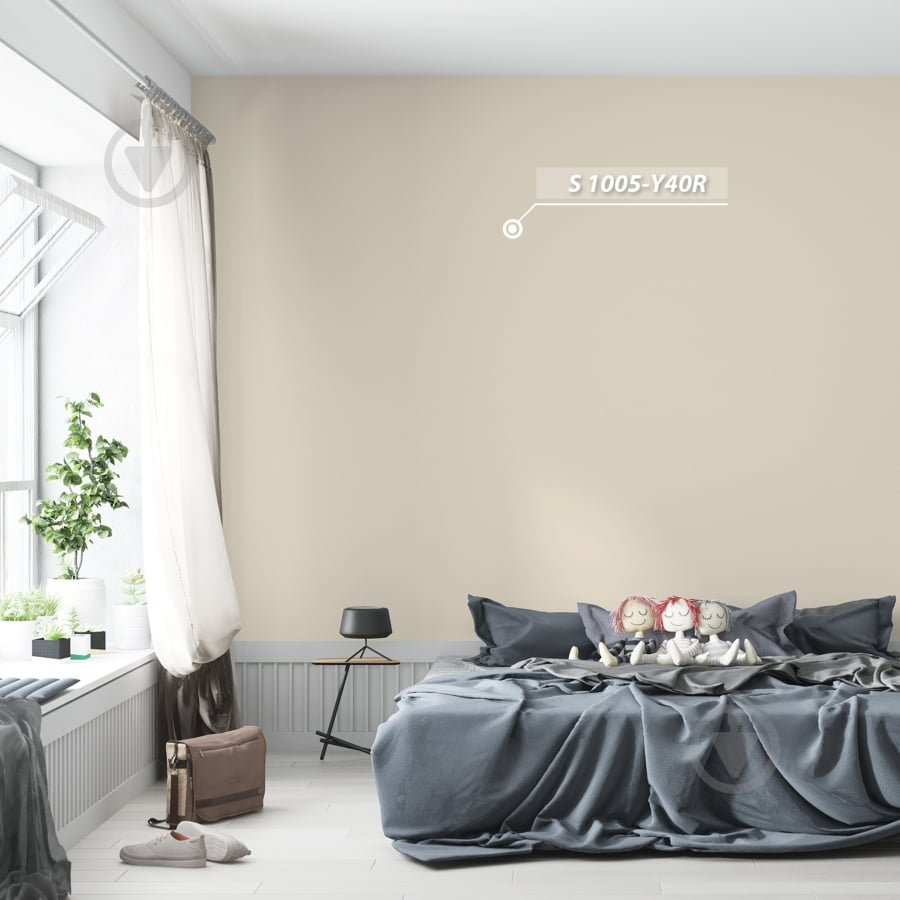 Краска латексная Feidal Latex Optimal мат белый 2,5 л - фото 10