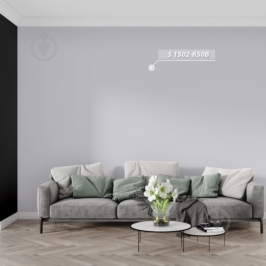 Краска латексная Feidal Latex Optimal мат белый 2,5 л - фото 12