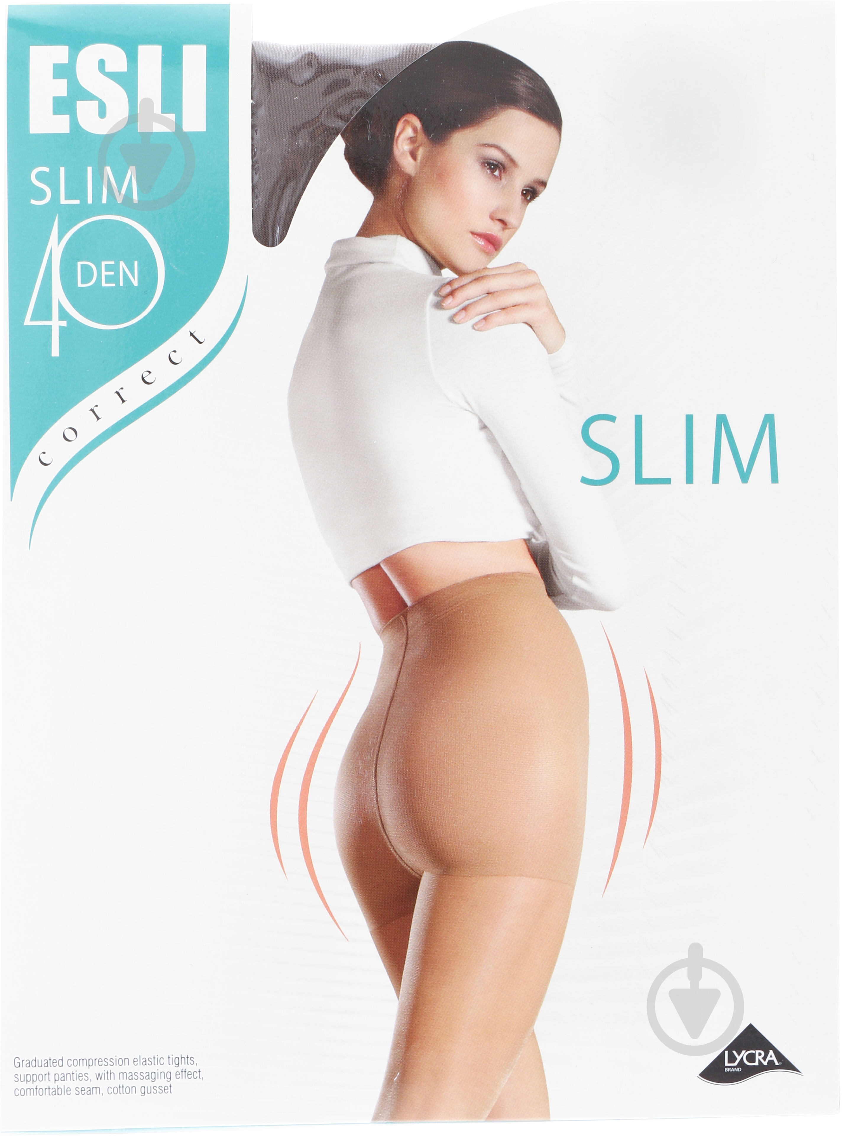 Колготки ESLI SLIM 40 den castoro 3 серый - фото 1