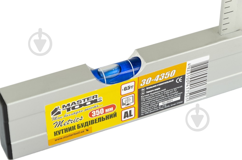 Кутник MasterTool 350 мм 30-4350 - фото 3