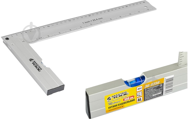 Кутник MasterTool 350 мм 30-4350 - фото 4