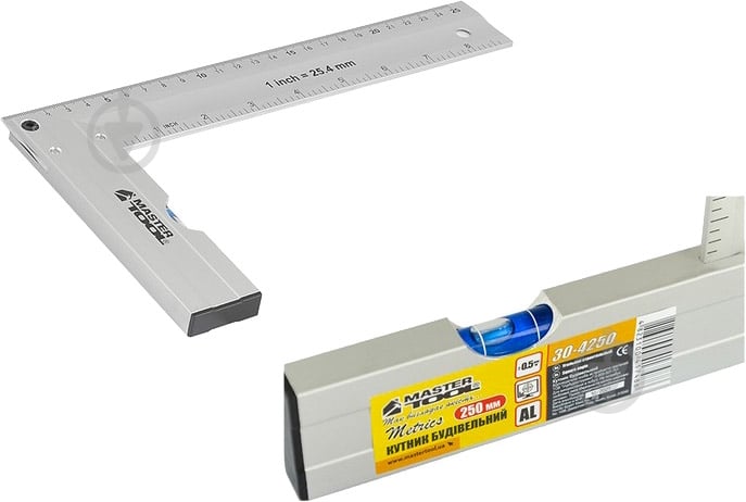 Угольник MasterTool 250 мм 30-4250 - фото 4 Угольник MasterTool 250 мм 30-4250 - фото 4