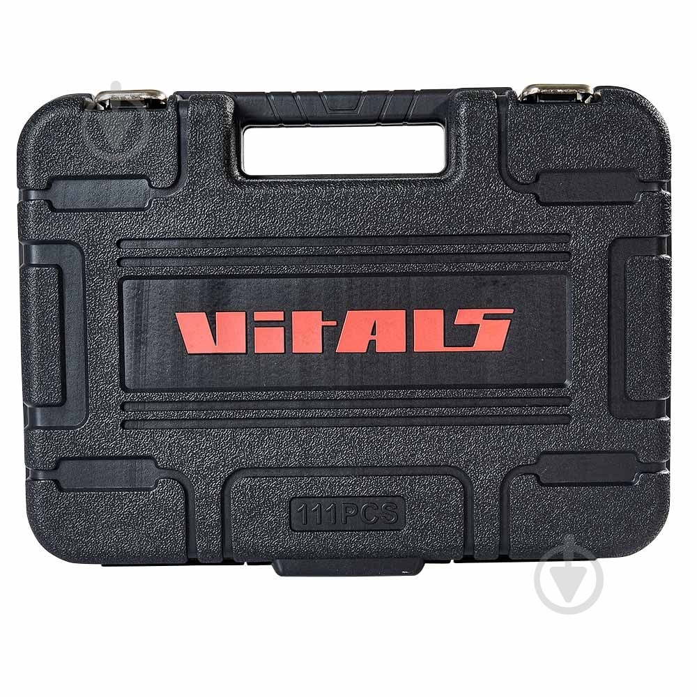 Набір головок Vitals 1/4″ и 1/2″ 111 предметів Master Impact + Superlock 1/2”(M)x1/4”(M) 111 шт. 186169 - фото 3