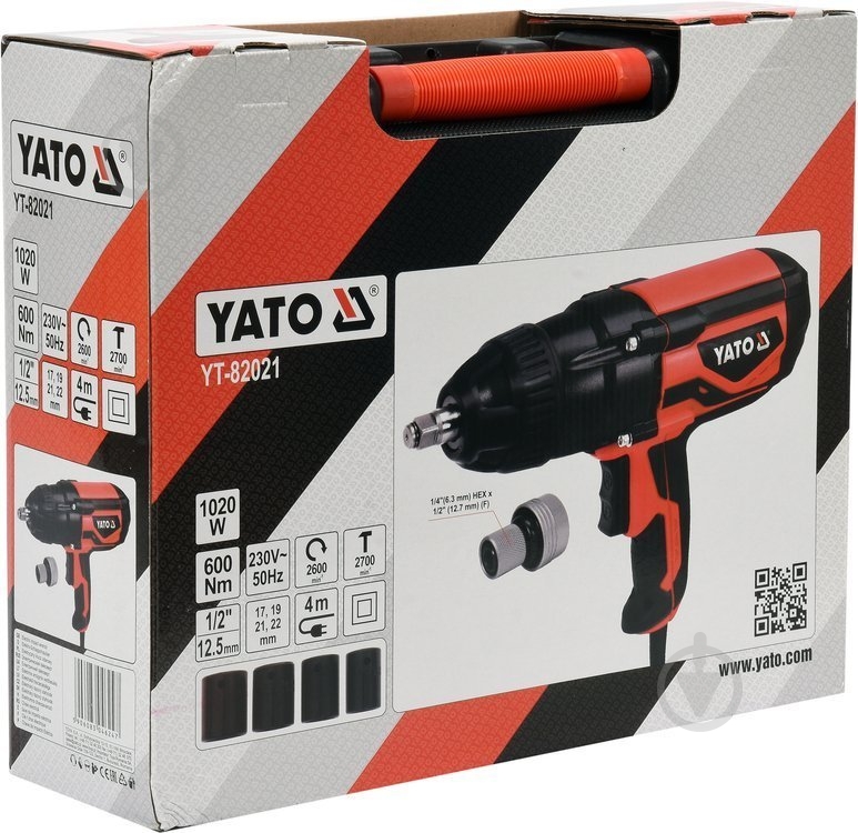 Гайковерт сетевой YATO 600 Нм YT-82021 - фото 7