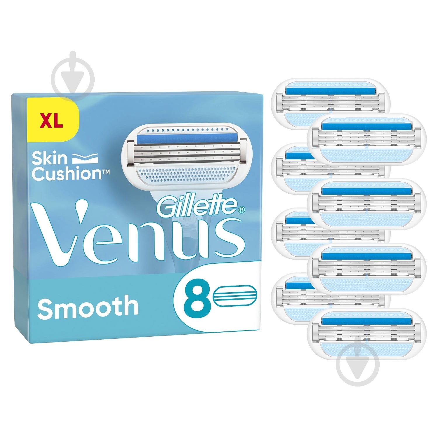 Сменный картридж Gillette Venus Smooth 8 шт. - фото 1