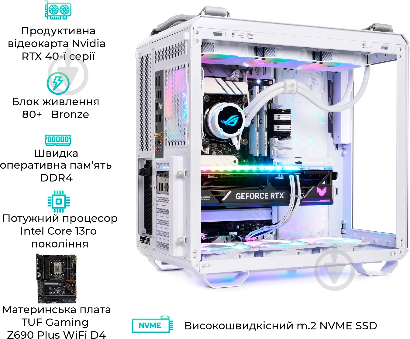 Системный блок Artline Gaming GT502 (GT502v32Winw) white - фото 10 Системный блок Artline Gaming GT502 (GT502v32Winw) white - фото 10
