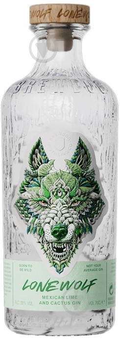 Джин BrewDog Mexican Lime & Cactus Gin 38% 0,7 л - фото 1 Джин BrewDog Mexican Lime & Cactus Gin 38% 0,7 л - фото 1