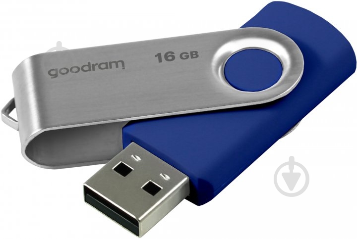 Флешпам'ять USB Goodram 16 ГБ USB 2.0 blue (UTS2_0160B0R11) - фото 2