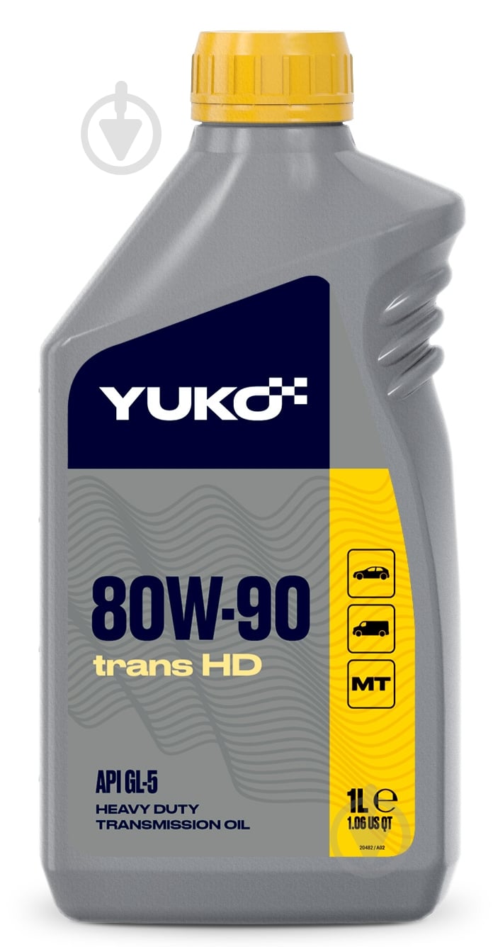 Масло трансмиссионное YUKO (VUKO) TRANS HD 80W-90 1 л - фото 1 Масло трансмиссионное YUKO (VUKO) TRANS HD 80W-90 1 л - фото 1