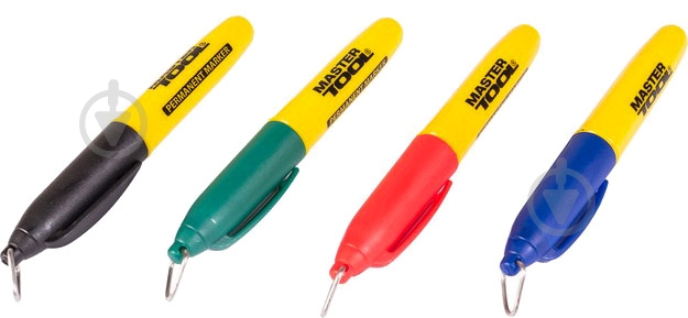 Набор маркеров MasterTool 4 шт. 14-1822 - фото 3 Набор маркеров MasterTool 4 шт. 14-1822 - фото 3