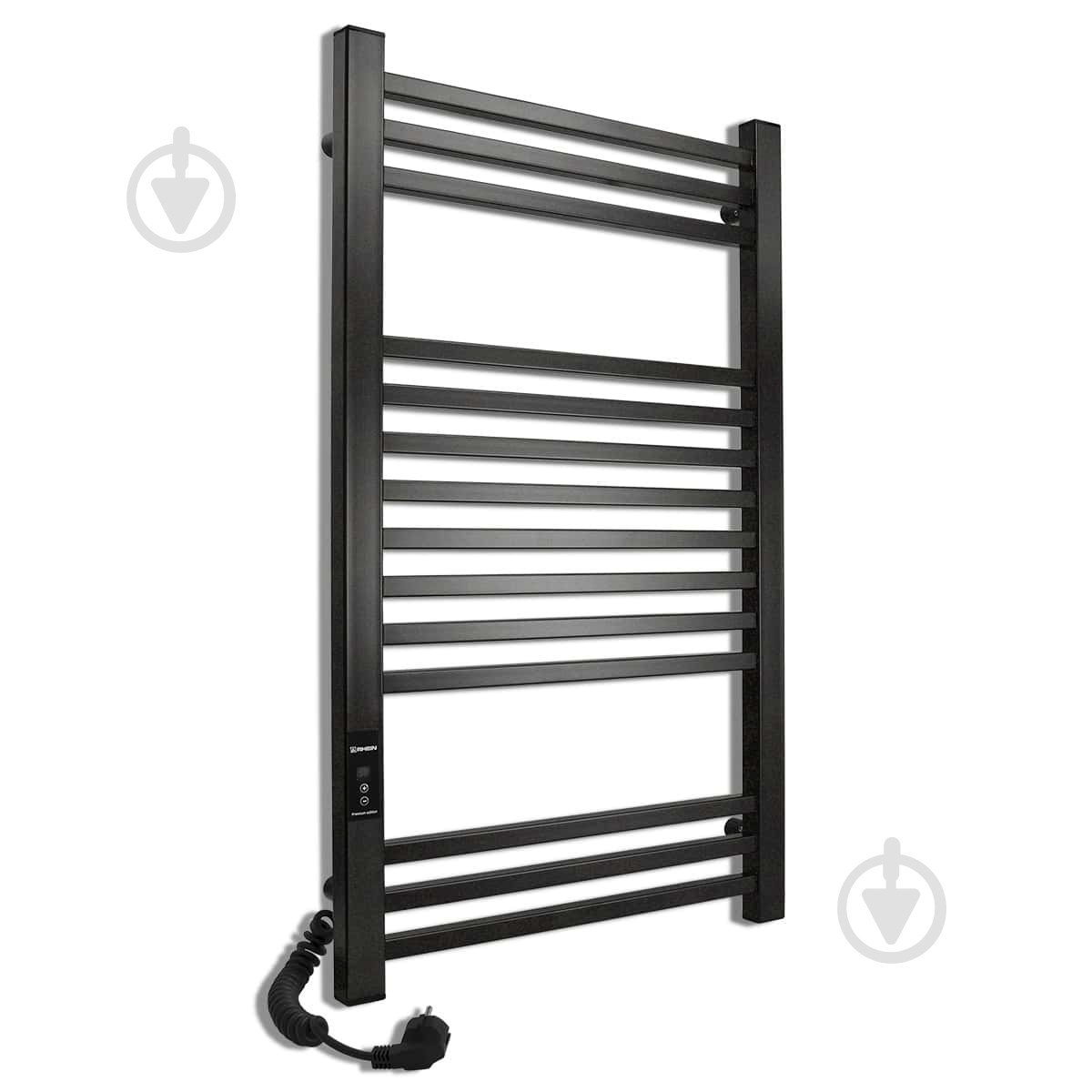 Рушникосушарка електрична Rhein Adam S14 500х900 E L PE/MAT RAL9005 330W - фото 1