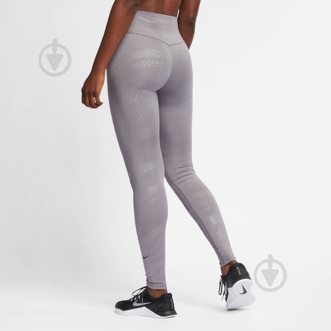 Лосины Nike W ONE TIGHT PRT AR7576-056 р.S серый - фото 2