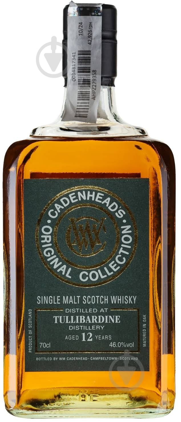 Виски Cadenhead Tullibardine 12yo 0,7 л - фото 1 Виски Cadenhead Tullibardine 12yo 0,7 л - фото 1