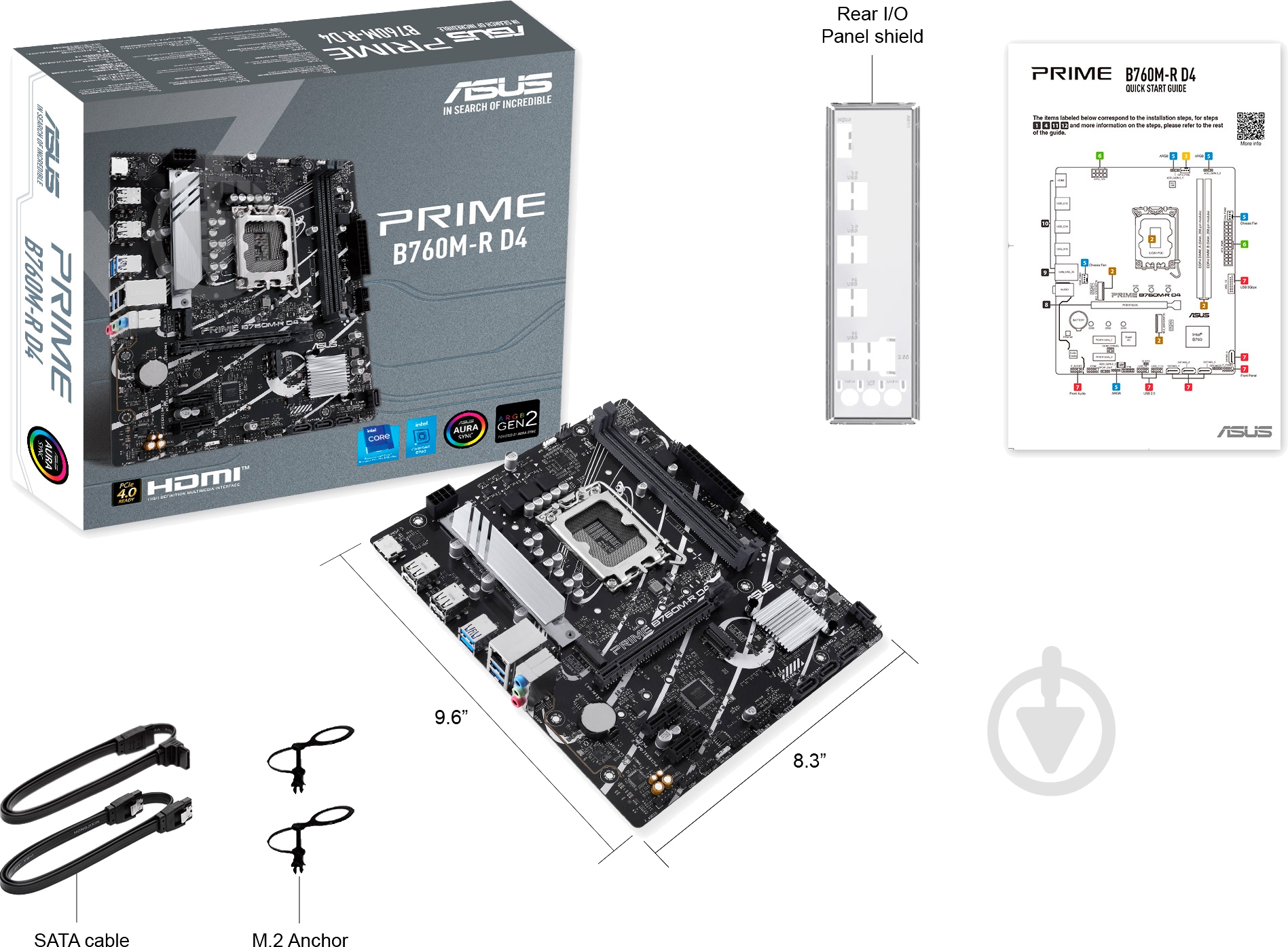 Материнская плата Asus 90MB1HA0-M0EAY0 (Socket 1700, Intel B760, micro ATX) - фото 8 Материнская плата Asus 90MB1HA0-M0EAY0 (Socket 1700, Intel B760, micro ATX) - фото 8
