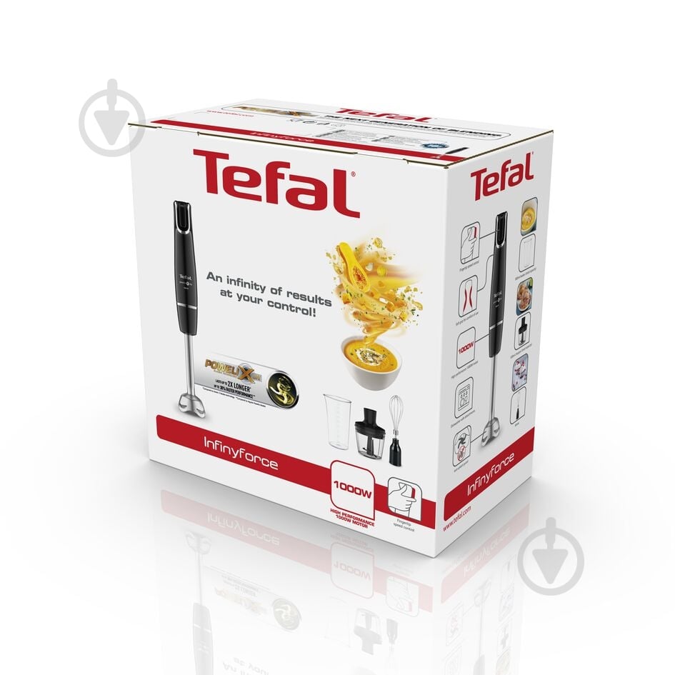 Блендер погружной Tefal Infiny Force 3в1 HB943838 черный - фото 12