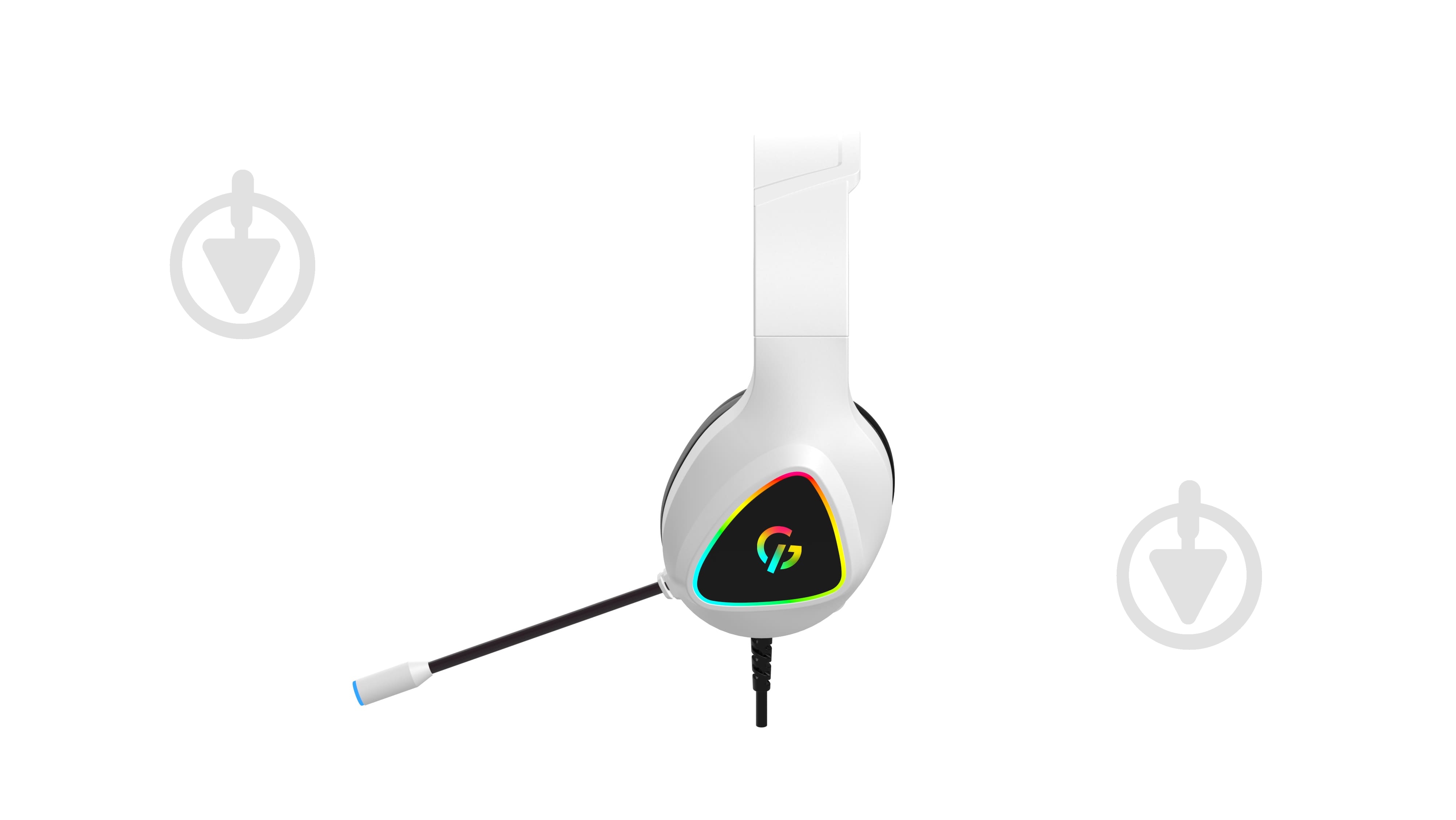 Гарнітура ігрова GamePro HS615 RGB white (HS615) - фото 5