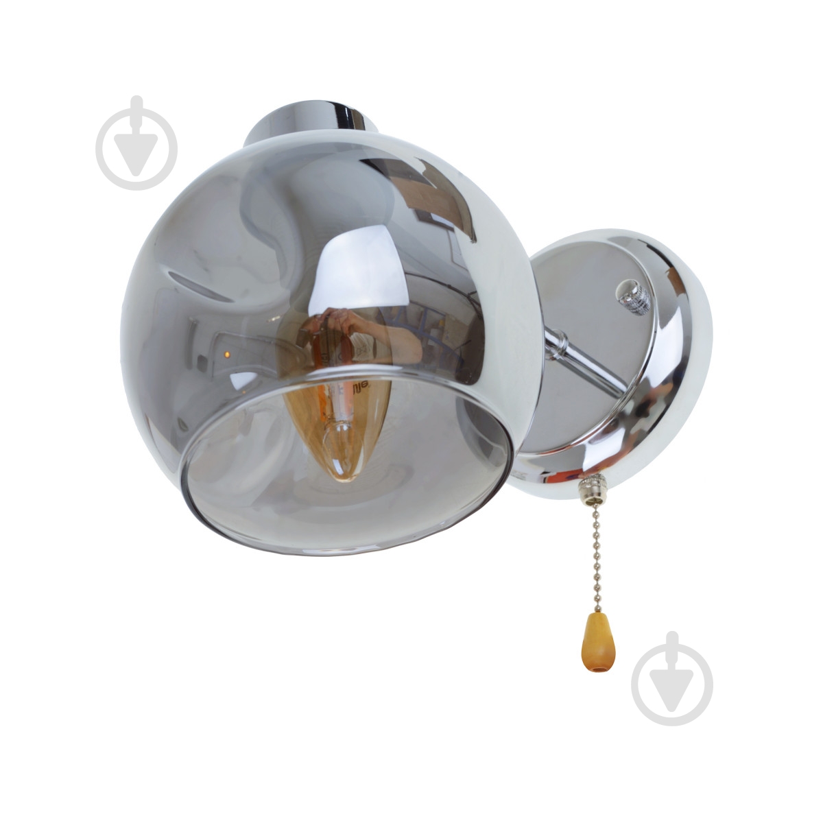 Бра Brille BL-995W 40 Вт E14 хром 29-248 - фото 1