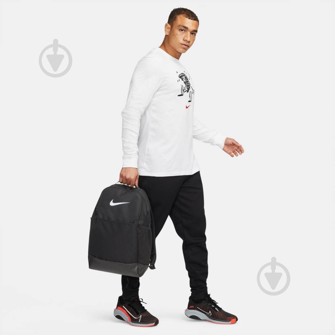 Рюкзак Nike BRASILIA 9.5 DH7709-010 24 л чорний - фото 10