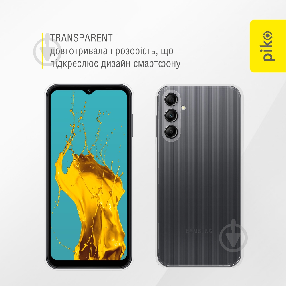 Чехол Piko TPU для Samsung A14 прозрачный - фото 3