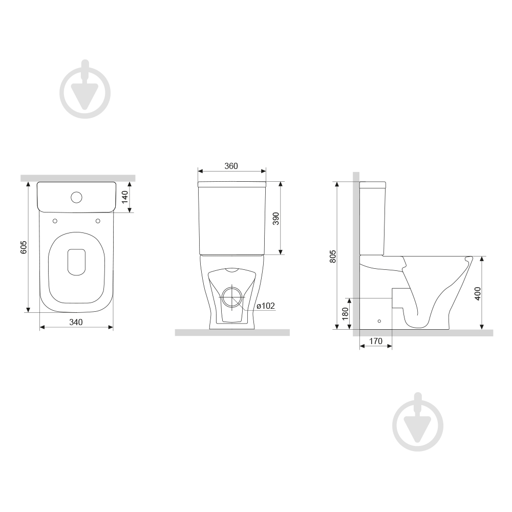 Унитаз-компакт Damixa Damixa Palace Grand без ободка с сиденьем микролифт 468700SC - фото 8 Унитаз-компакт Damixa Damixa Palace Grand без ободка с сиденьем микролифт 468700SC - фото 8