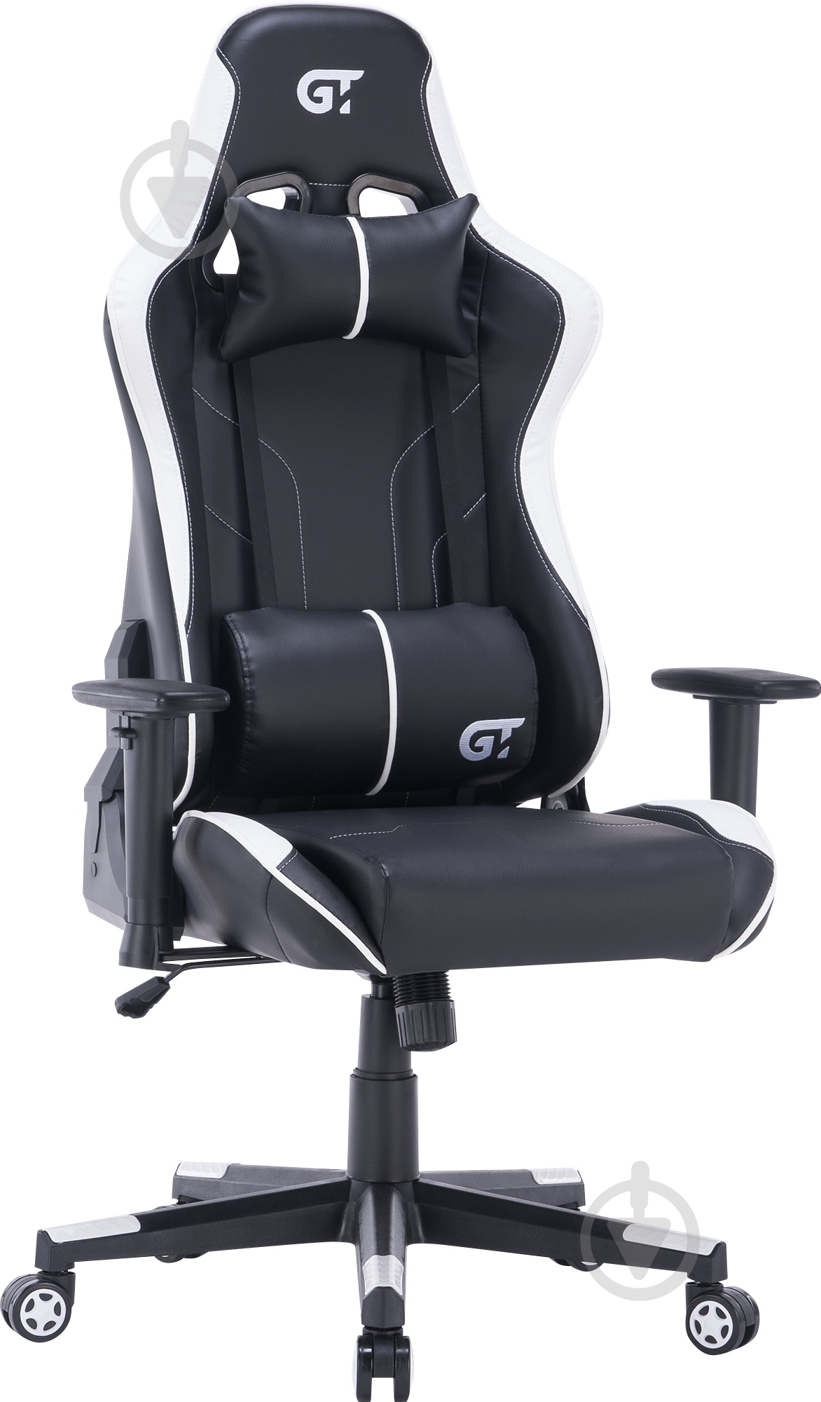 Кресло GT Racer X-2528 черно-белый - фото 1 Кресло GT Racer X-2528 черно-белый - фото 1
