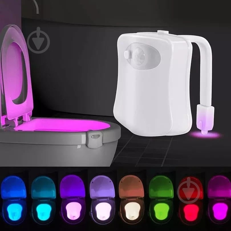 Led-подсветка для унитаза (с датчиком движения) 1x2 Вт белый - фото 2