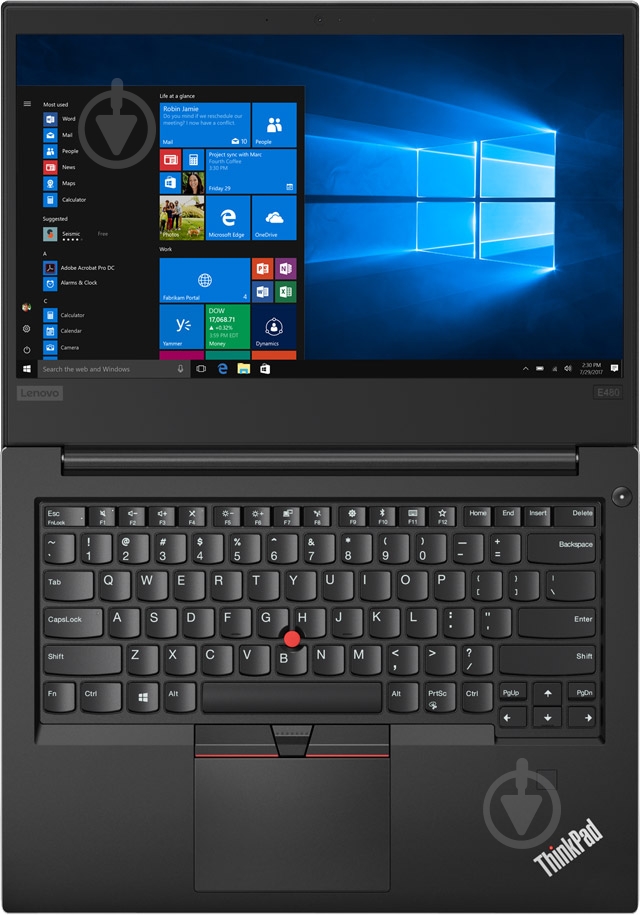 Ноутбук Lenovo ThinkPad E480 14" (20KN0061RT) black - фото 3 Ноутбук Lenovo ThinkPad E480 14" (20KN0061RT) black - фото 3
