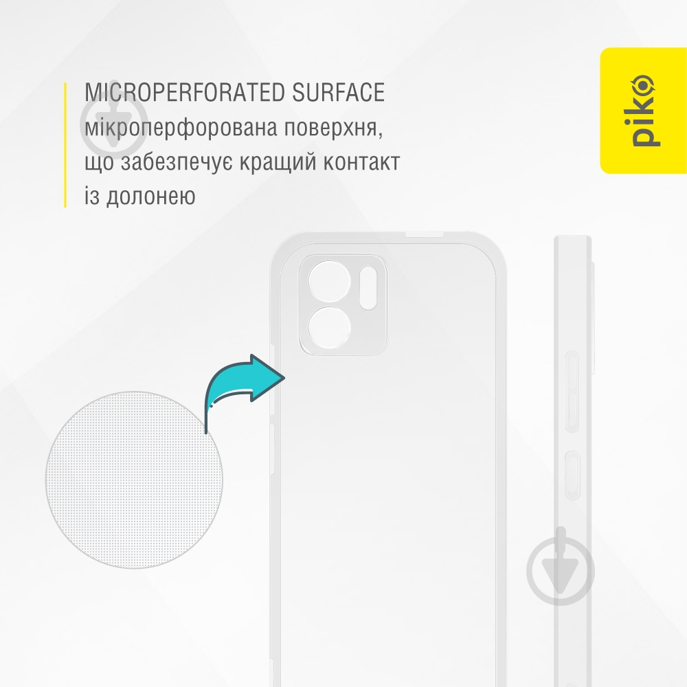 Чехол Piko TPU прозрачный для Xiaomi Redmi A1 - фото 4