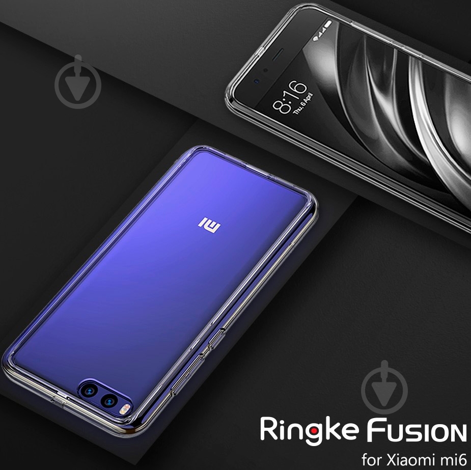 Чехол Ringke Fusion Black для Xiaomi Mi6 - фото 5 Чехол Ringke Fusion Black для Xiaomi Mi6 - фото 5