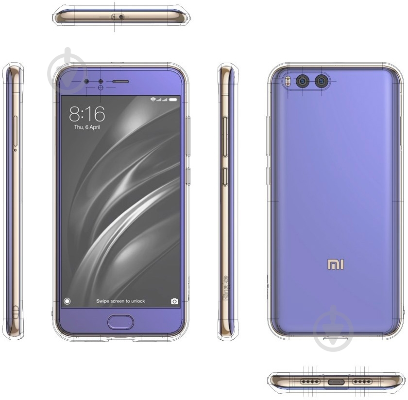 Чехол Ringke Fusion Black для Xiaomi Mi6 - фото 7 Чехол Ringke Fusion Black для Xiaomi Mi6 - фото 7