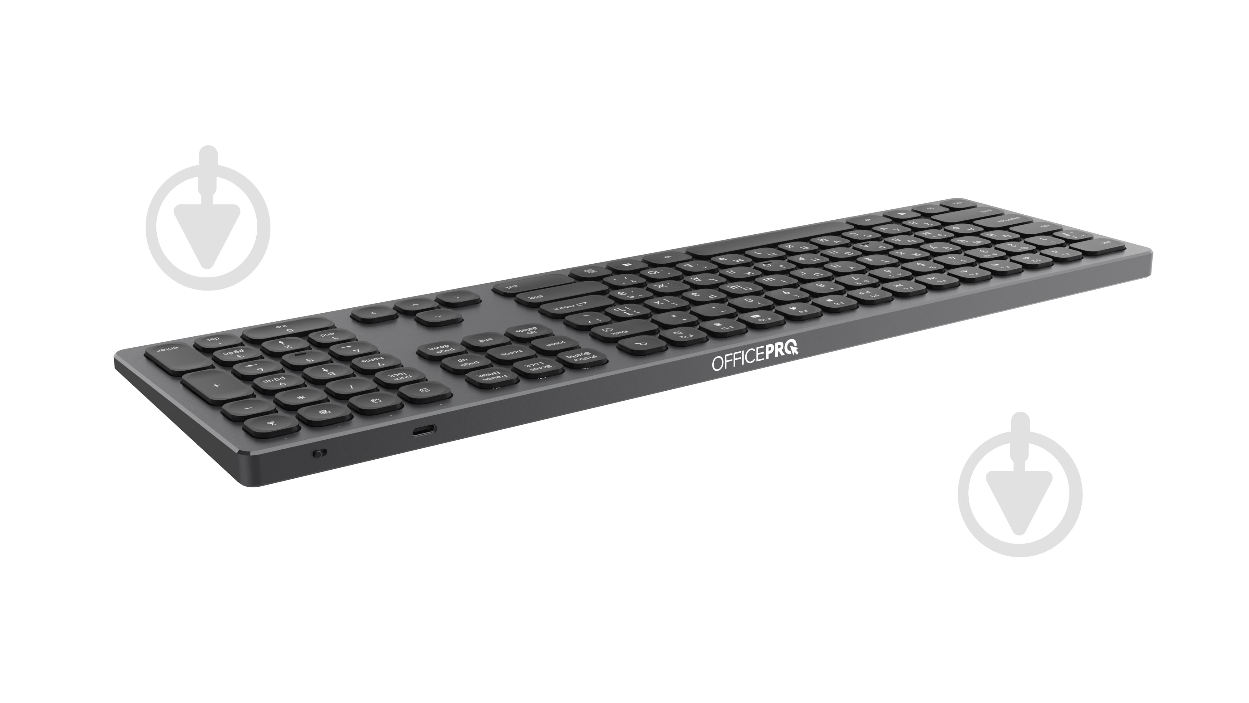 Клавіатура бездротова OfficePro SK1550 Wireless (SK1550B) black - фото 4