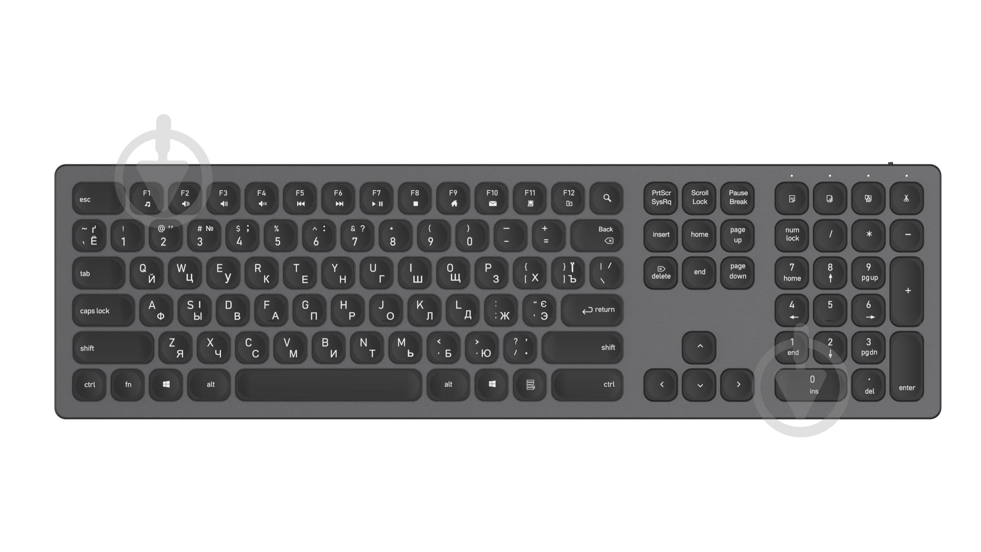 Клавіатура бездротова OfficePro SK1550 Wireless (SK1550B) black - фото 1
