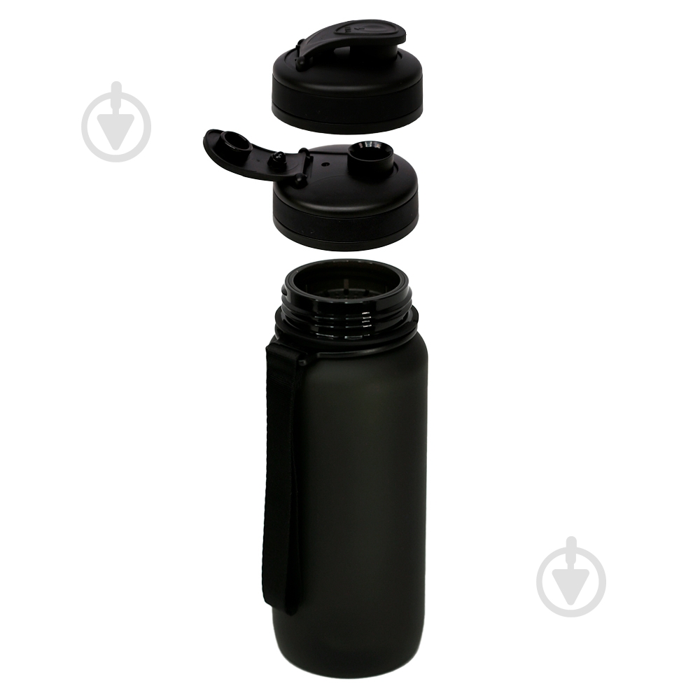 Пляшка для води Line Art Flores 650 мл чорна - фото 5 Пляшка для води Line Art Flores 650 мл чорна - фото 5