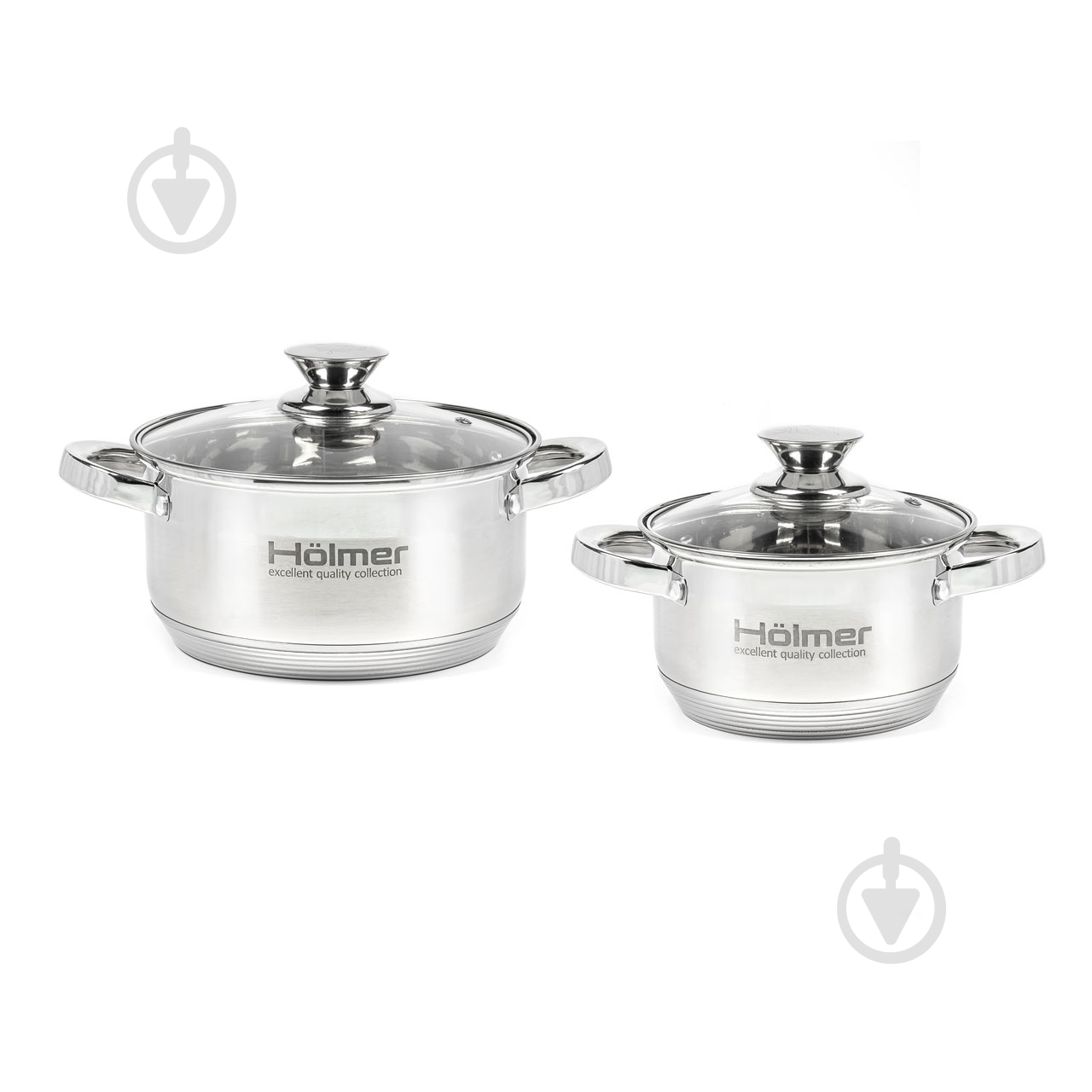 Набор кастрюль Holmer СS-1452-SS - фото 1