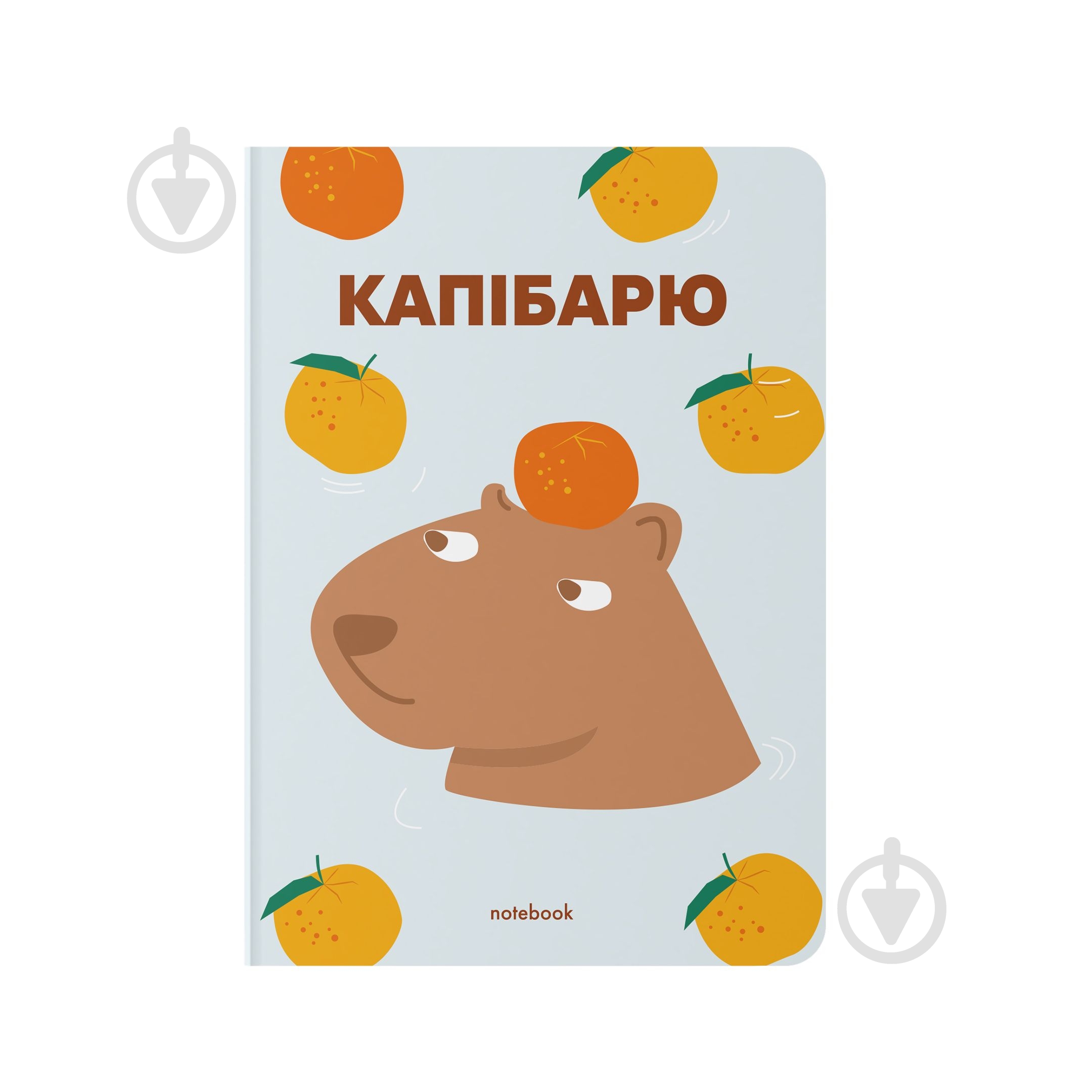 Блокнот Orner «Капибарю» голубой - фото 1