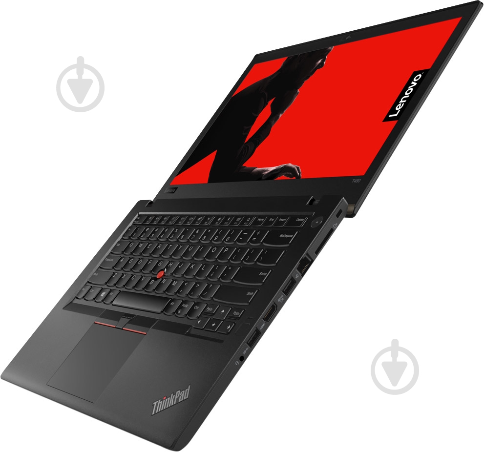 Ноутбук Lenovo ThinkPad T480 14" (20L5004URT) black - фото 6