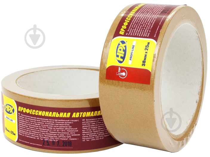 Малярная лента HPX 38х2500 см MN3825 - фото 1