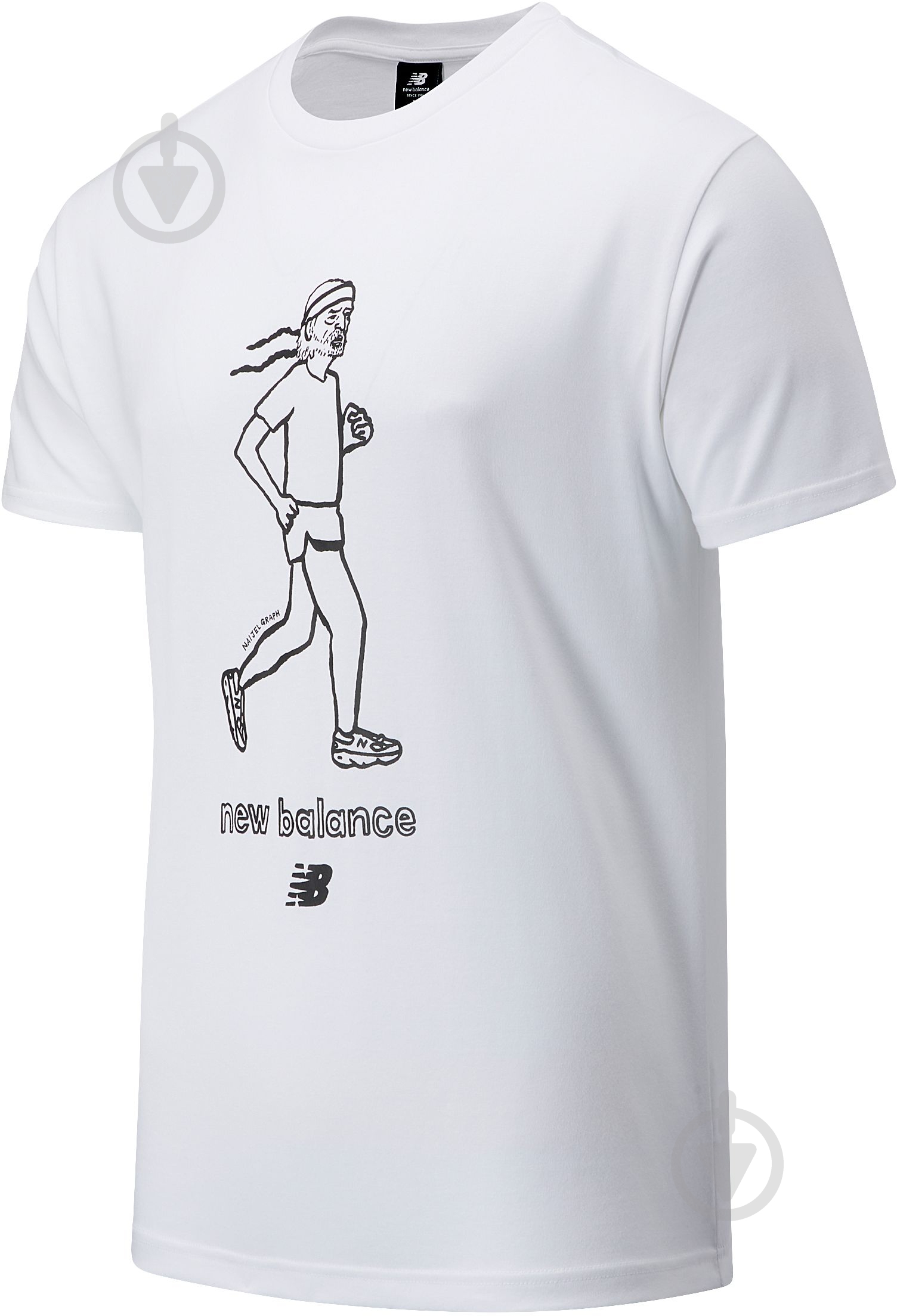 Футболка New Balance MT03521WT р.L белый - фото 1