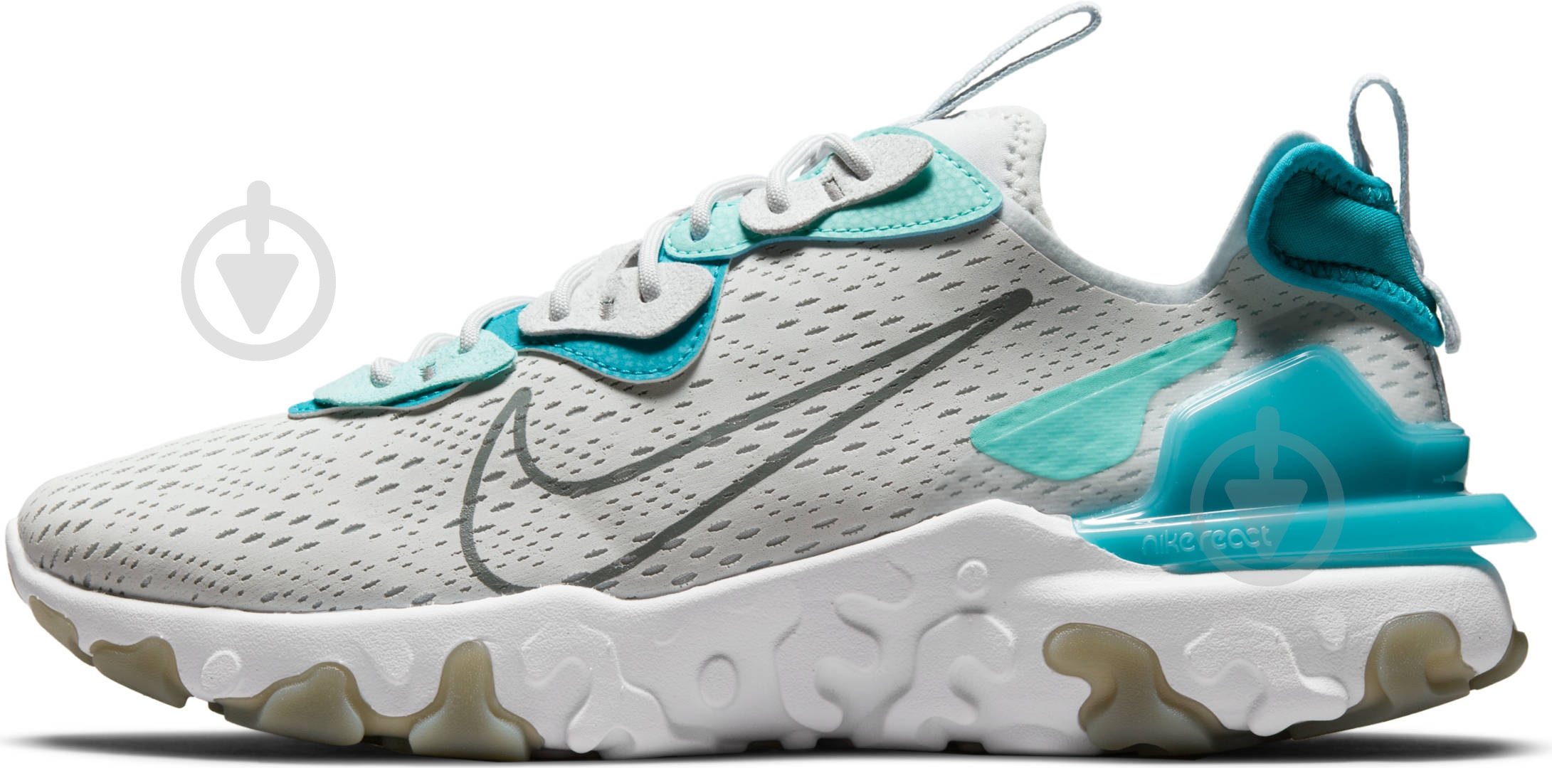 Кроссовки мужские демисезонные Nike React Vision DM2828-001 р.46 светло-серые - фото 1