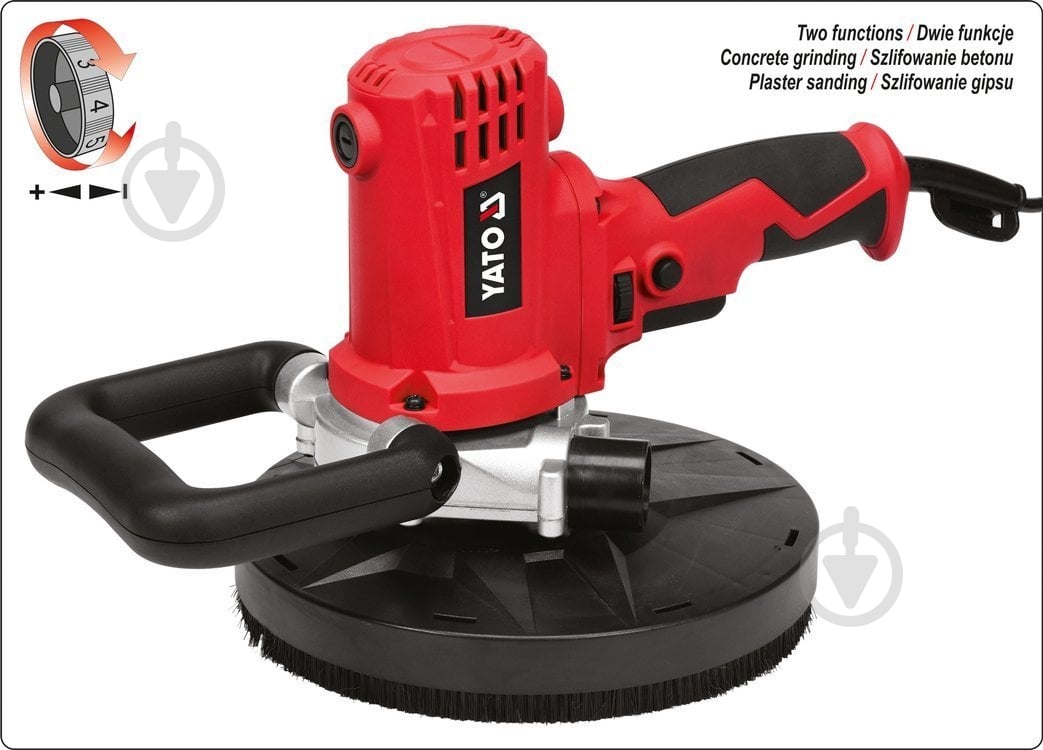 Шлифовальная машина по бетону YATO YT-82341 - фото 3