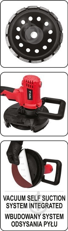 Шлифовальная машина по бетону YATO YT-82341 - фото 5