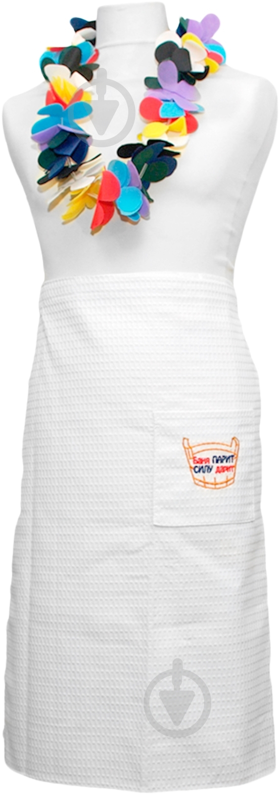 Парео для сауны белый - фото 1