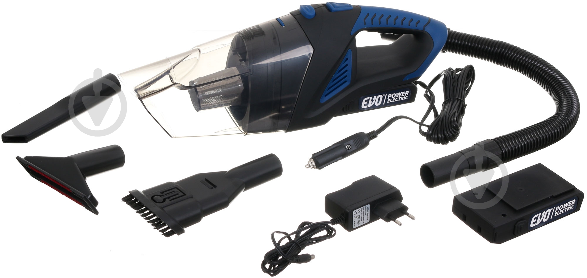 Пылесос автомобильный EVO power electric аккумуляторный EVO E-180 - фото 3