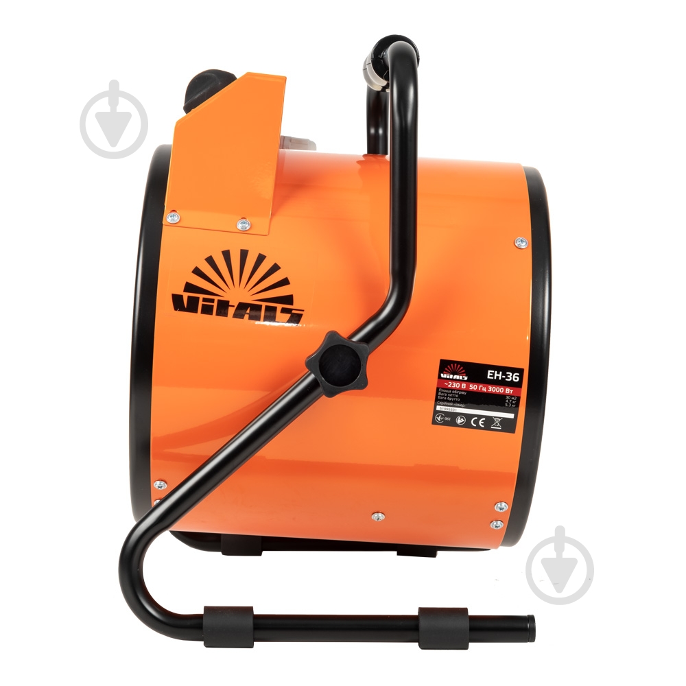 Обогреватель электрический Vitals EH-36 3 кВт 220 В - фото 2