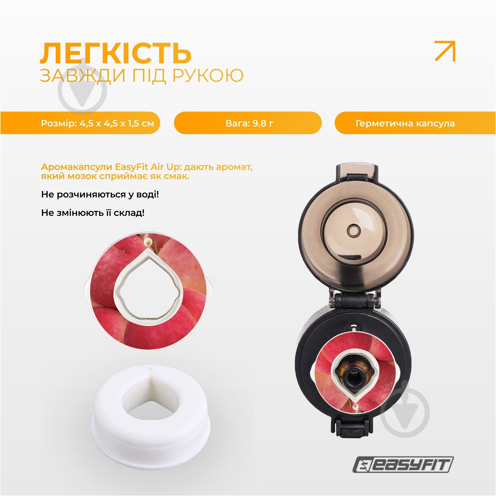 Капсула для бутылки EasyFit Персик - фото 3