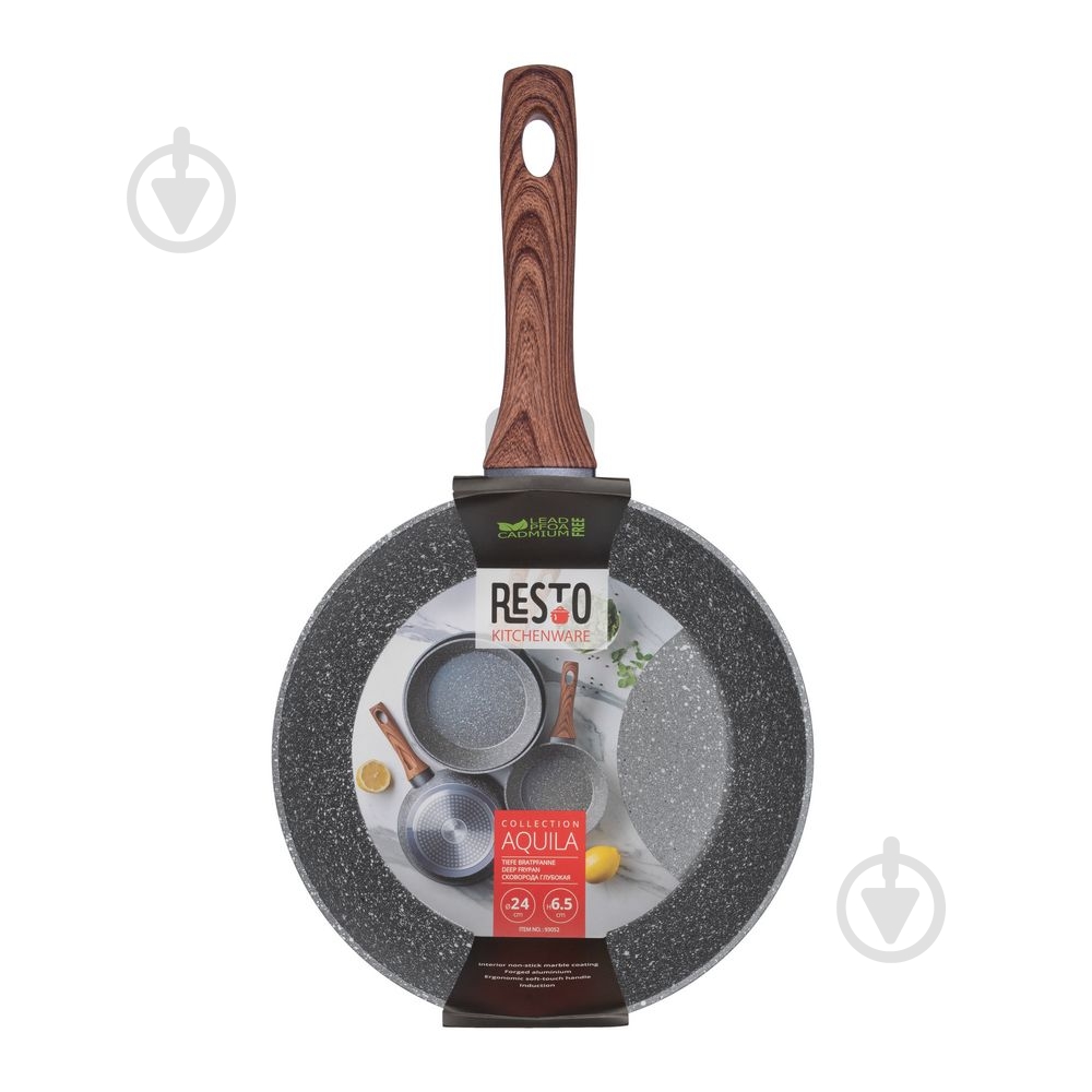 Сковорода RESTO 24 см, 93052 - фото 7